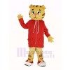 Daniel Tiger with Red Coat Mascot Costume