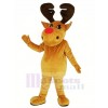 Brown Reindeer Mascot Costume Christmas Xmas