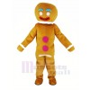 Gingerbread Man Mascot Costume Xmas Christmas