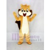 Cute Brown Squirrel Mascot Costume Cartoon