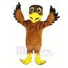 Brown Eagle Ace Pilot Bird Mascot Costume Animal