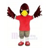 Cool Red Eagle Mascot Costume Animal