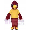 Red Cardinal in Yellow Shirt Mascot Costumes Bird Animal
