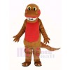 Funny Brown Dinosaur Mascot Costume Animal