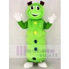 Cute Green Caterpillar Mascot Costume Cartoon