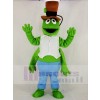 Realistic Green Grasshopper Mascot Costume Cartoon