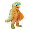 Light Brown Sea Turtle Mascot Costume Cartoon
