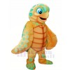 Light Brown Sea Turtle Mascot Costume Cartoon