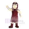 Dark Red Spartan Trojan Knight Sparty Mascot Costume