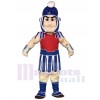Blue Spartan Trojan Knight Sparty with Red Chest Mascot Costumes 