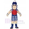 Blue Spartan Trojan Knight Sparty with Red Chest Mascot Costumes 