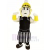 Black and Yellow Titan Spartan Sparty Mascot Costume People