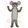 Light Gray Mouse Mascot Costume Adult