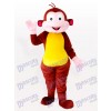 Cartoon Monkey Brown Animal Mascot Costume