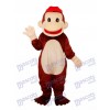 Happy Monkey Mascot Adult Costume