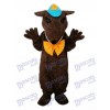 Brown Hairy Beast Mascot Adult Costume
