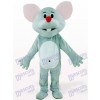Gray Mouse With Red Nose Animal Mascot Costume
