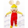 Red Big Face Mouse Animal Mascot Costume