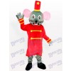 Grey Mouse the Doorkeeper Animal Mascot Costume