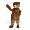 Cute Brown Bear Mascot Costume
