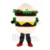 Hamburger with Cheese Mascot Costume Cartoon