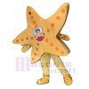 Yellow Starfish Mascot Costumes Sea Ocean