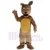 Brown Kangaroo With Long Ears Mascot Costume
