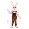 Easter Pink Robbie Rabbit Mascot Costume