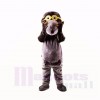 Gray Glasses Mole Mascot Costumes College