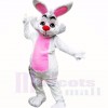 Smiling Glasses Easter Bunny Mascot Costumes Cheap