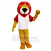 Red Hair Lion Mascot Costumes Cartoon	