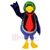 Cute Duck with Red Tie Mascot Costumes Animal