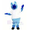 Pig with White T-shirt Mascot Costumes Animal