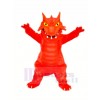 Red Blaze Dragon Mascot Costumes Cartoon