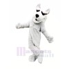 White Husky Mascot Costumes Cartoon