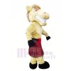 Fierce Horse with Dress Mascot Costumes 