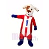 Dash Dog with Red Suit Mascot Costumes Animal