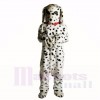 Spotted Dog with Red Necklet Mascot Costumes Adult