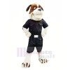 Strong Police Dog Mascot Costumes Cartoon