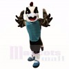 Sport Falcon with Blue Shirt Mascot Costumes Cartoon
