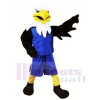 Eagle with Blue Suit Mascot Costumes Animal