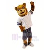 School Brown Bear Mascot Costumes Cartoon