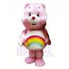 Pink Female Bear Mascot Costumes Cartoon