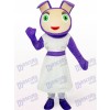 Cute Purple Mascot Costume