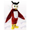 Brown Owl Animal Adult Mascot Costume