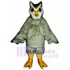 Cute Grey Owl Mascot Costume