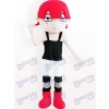 Red Haired Girl Cartoon Adult Mascot Costume