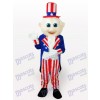 Uncle Sam Cartoon Adult Mascot Costume