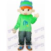 Cute Blue Doudou Boy Cartoon Adult Mascot Costume