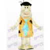 Soft Brown Savage Cartoon Adult Mascot Costume